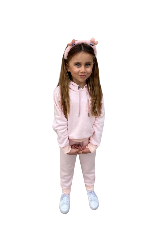 Pembe Kız Çocuk Eşofman Takımı
